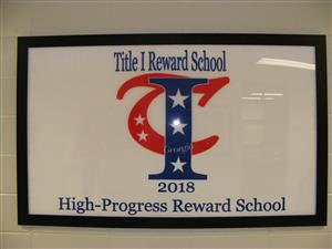 Title I High Progress Reward School for 2018 